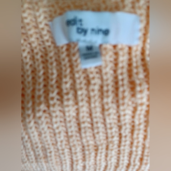 Edit By Nine Peach Knit Sleeveless Top/Vest - Picture 9 of 9